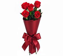 Букет 5 Красных роз Эдлесс Лав в Новом Маяке