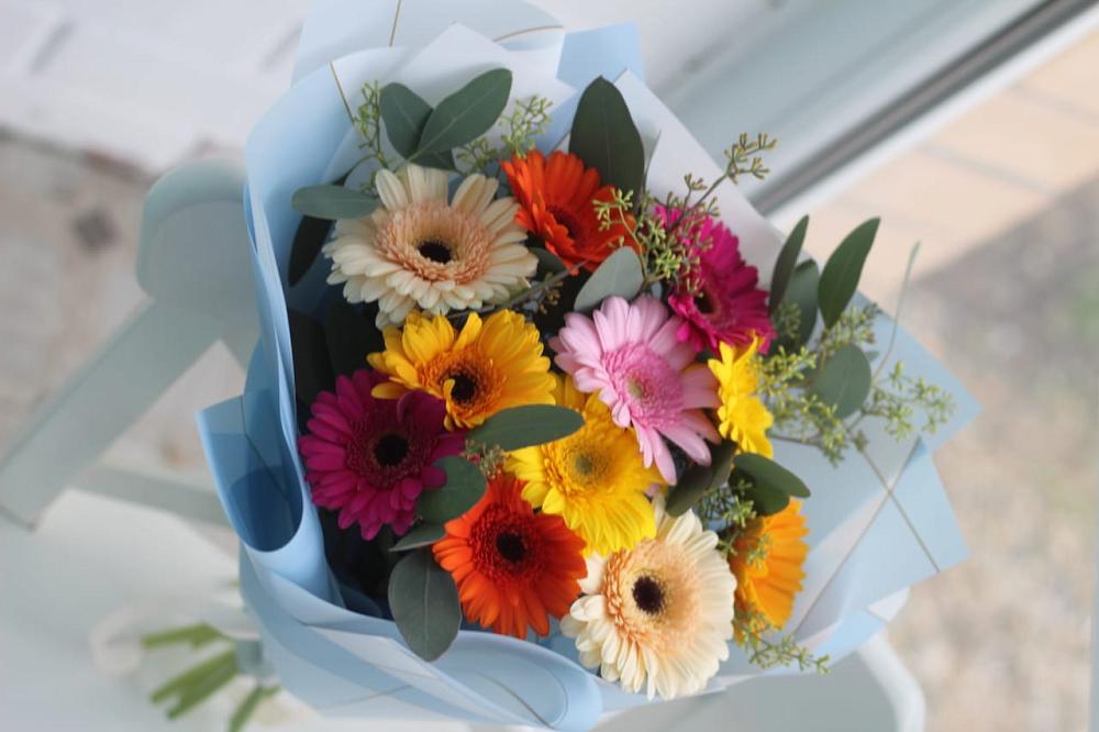 Букет цветов из: Герберы в Новом Маяке