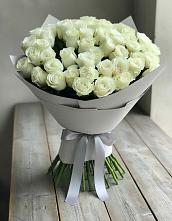 Букет 35 Белых роз в Новом Маяке
