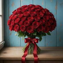 Букет Красные розы Блэк Меджик в Новом Маяке