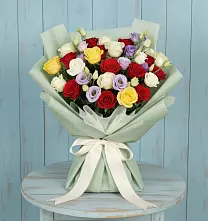Букет цветов из:  Розы #REPLACE_PRED# Новом Маяке