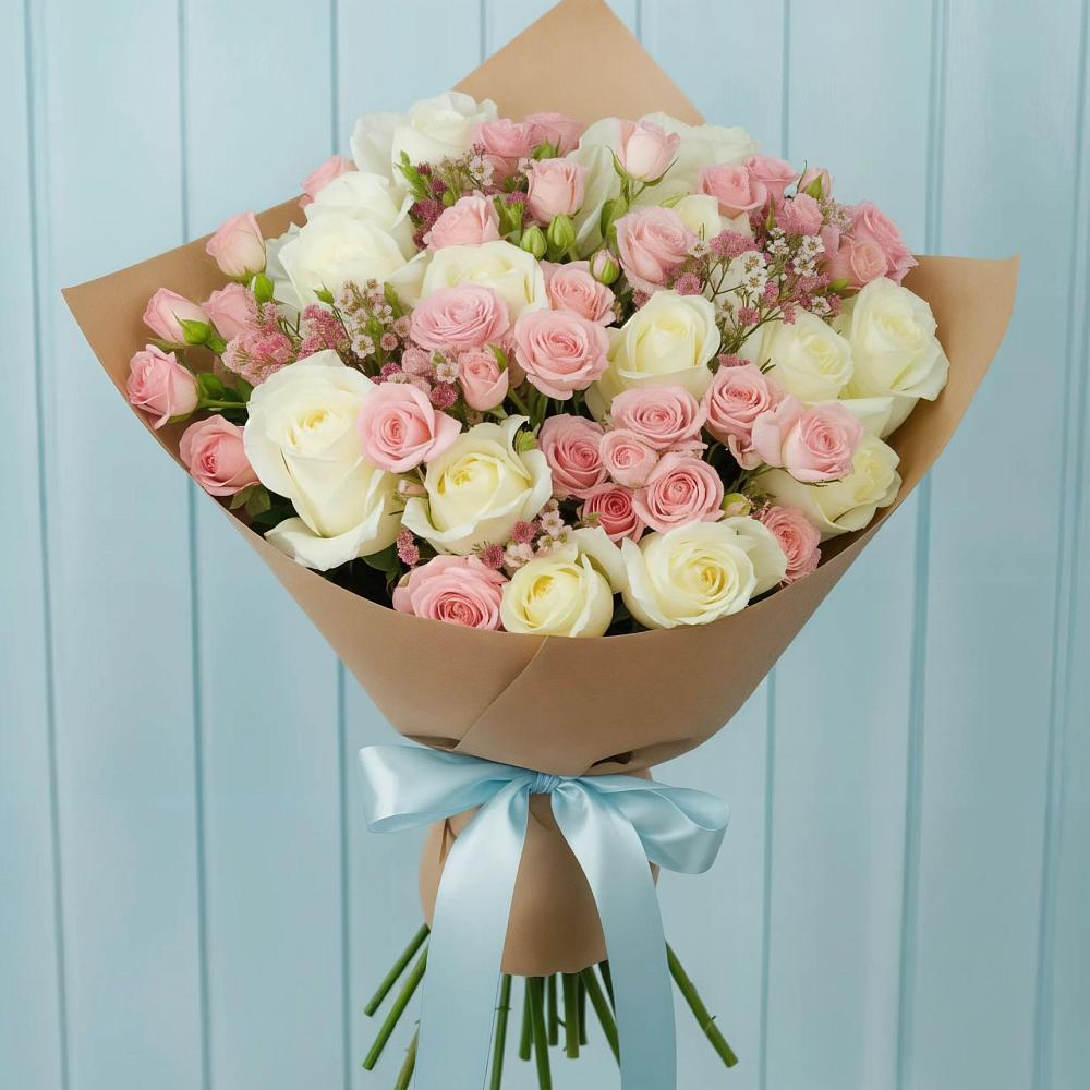 Букет цветов из: Розы в Новом Маяке