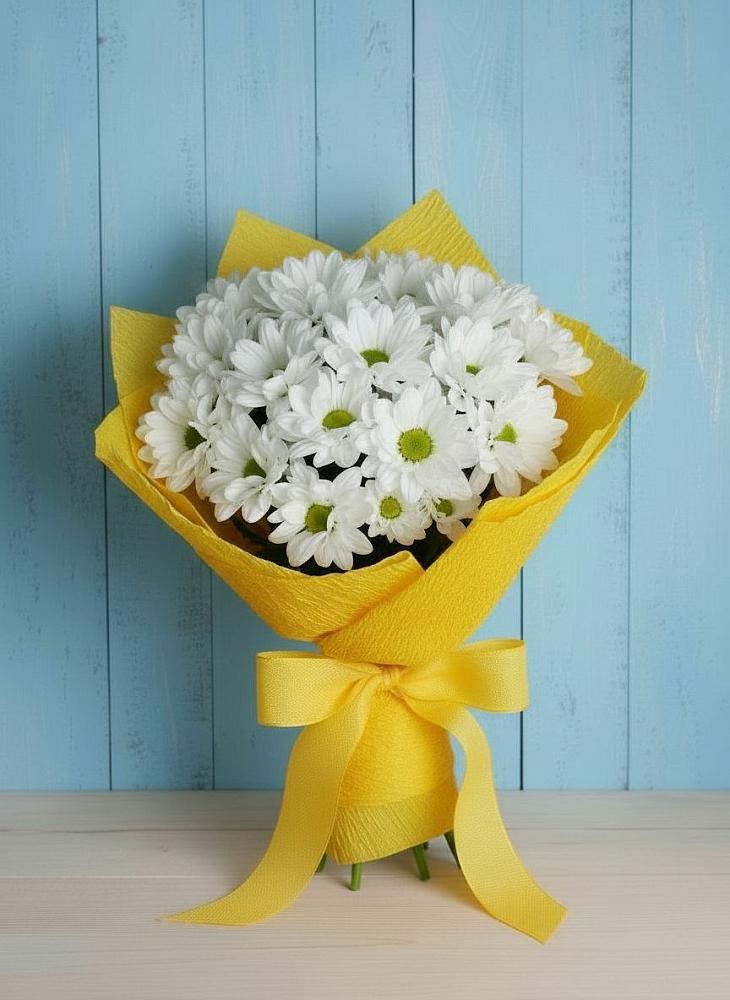 Букет цветов из: Хризантемы в Новом Маяке