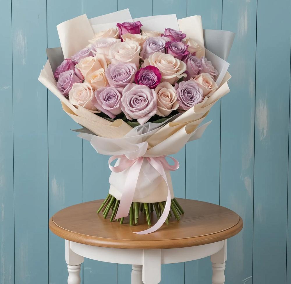 Букет цветов из: Розы в Новом Маяке