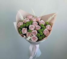 Букет цветов из:  Розы и Хризантемы #REPLACE_PRED# Новом Маяке