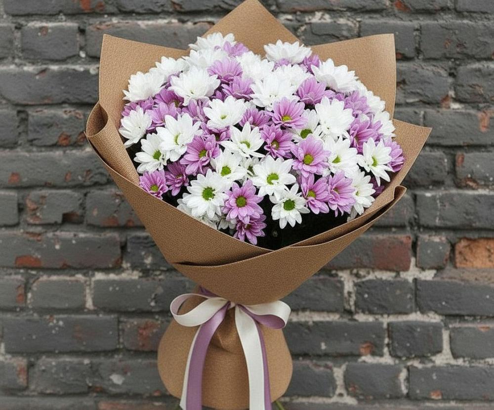 Букет цветов из: Хризантемы в Новом Маяке