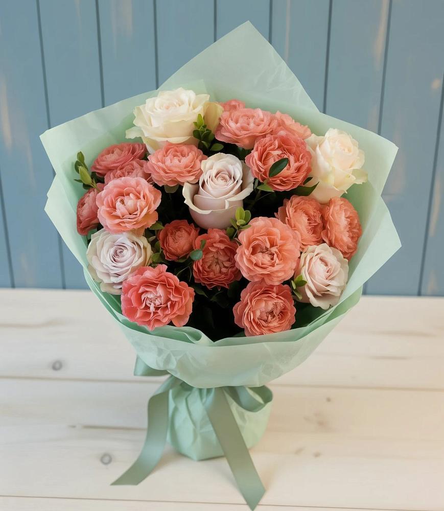 Букет цветов из: Розы в Новом Маяке