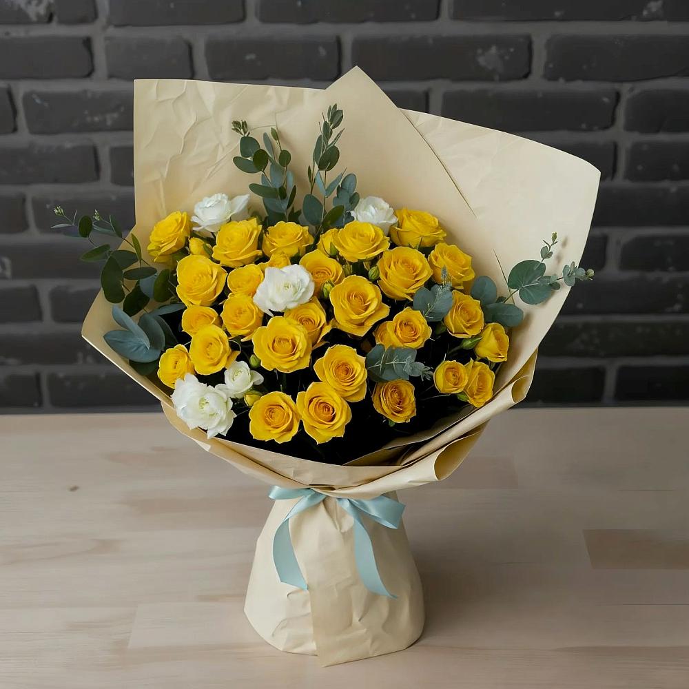 Букет цветов из: Розы в Новом Маяке