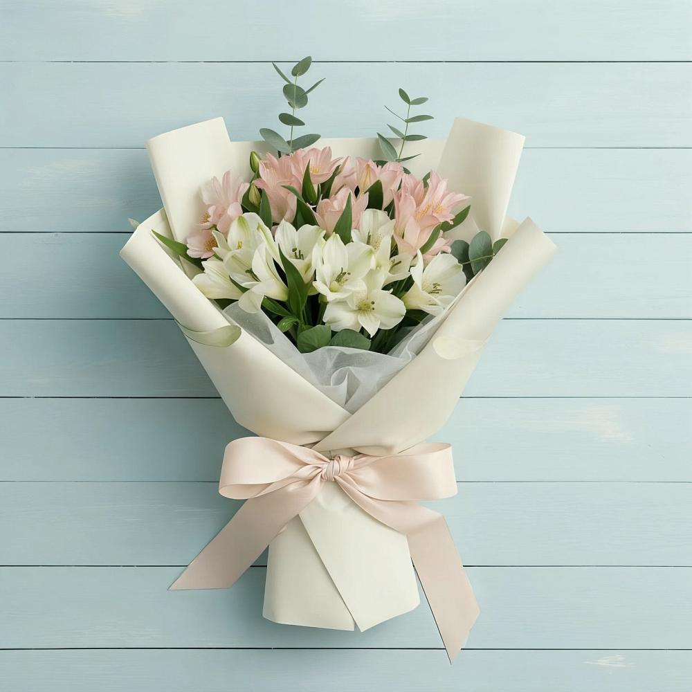 Букет цветов из: Альстромерии в Новом Маяке