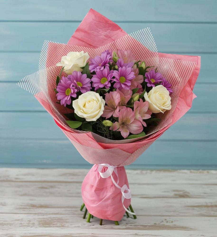 Букет цветов из: Герберы в Новом Маяке