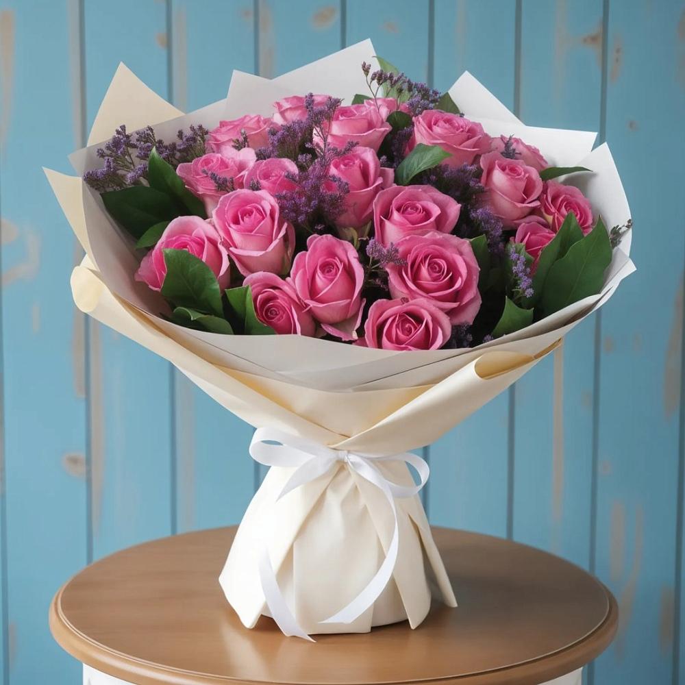 Букет цветов из: Розы в Новом Маяке